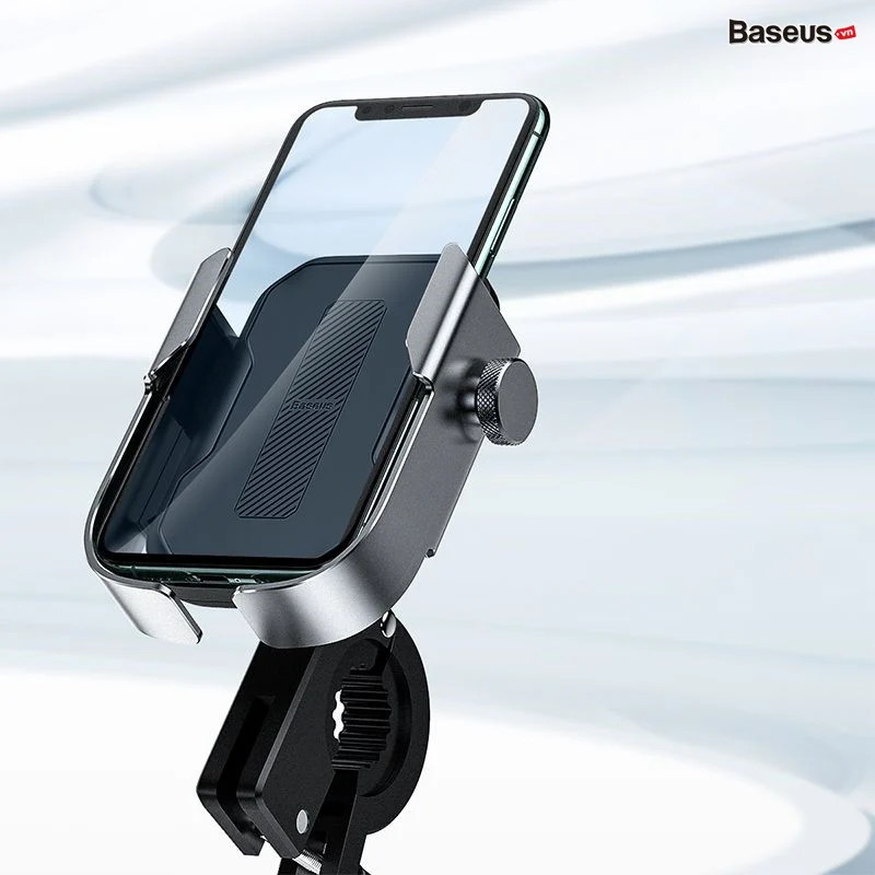 Đế giữ điện thoại siêu bền dùng cho xe máy Baseus Armor Motorcycle Holder - hàng chính hãng