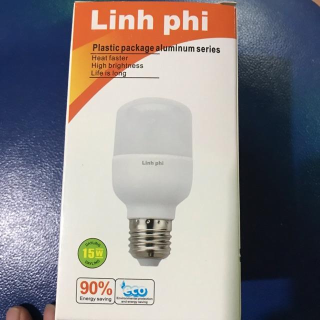 Bóng đèn led 15W ánh sáng trắng Linh Phi