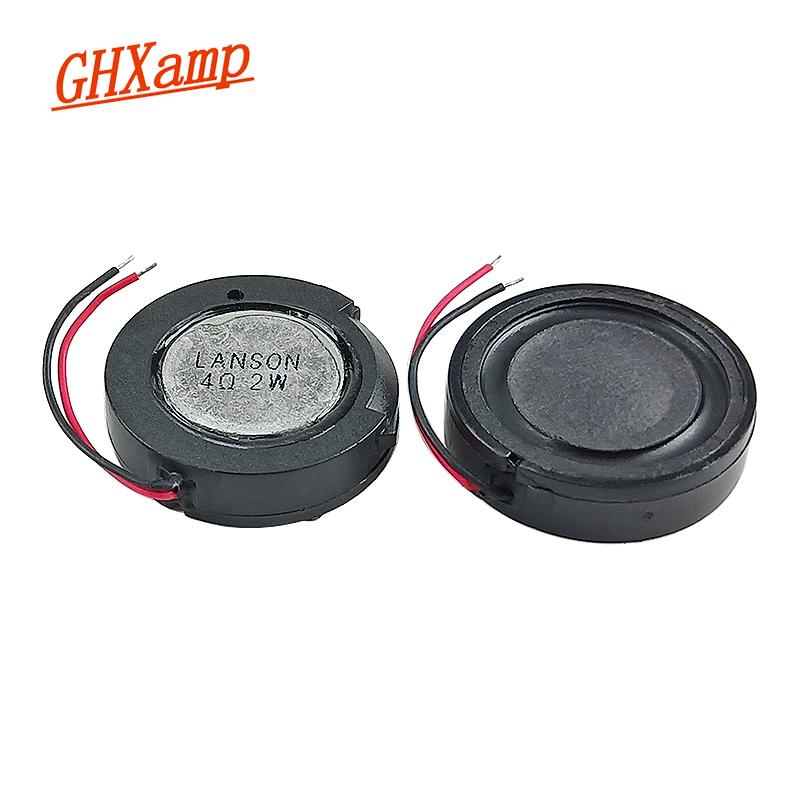 Ghxamp 24Mm 1 Inch Loa Woofer Đơn Vị 4ohm 2W Mini Tự Làm Cho Hoa Tiêu Giọng Nói Kỹ Thuật Số Loa Laptop 2 Chiếc