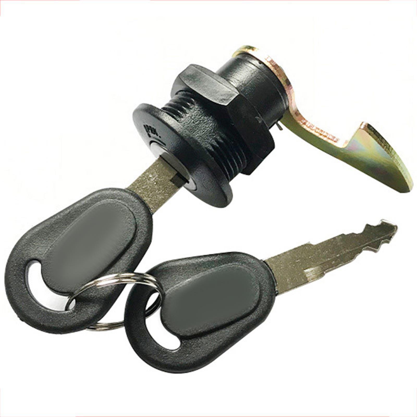 Motorcycle Rear Trunk Lock Luggage Box Lock Sturdy Replacement with 2 Keys Accessories Storage Trunk Lock for Motorbike