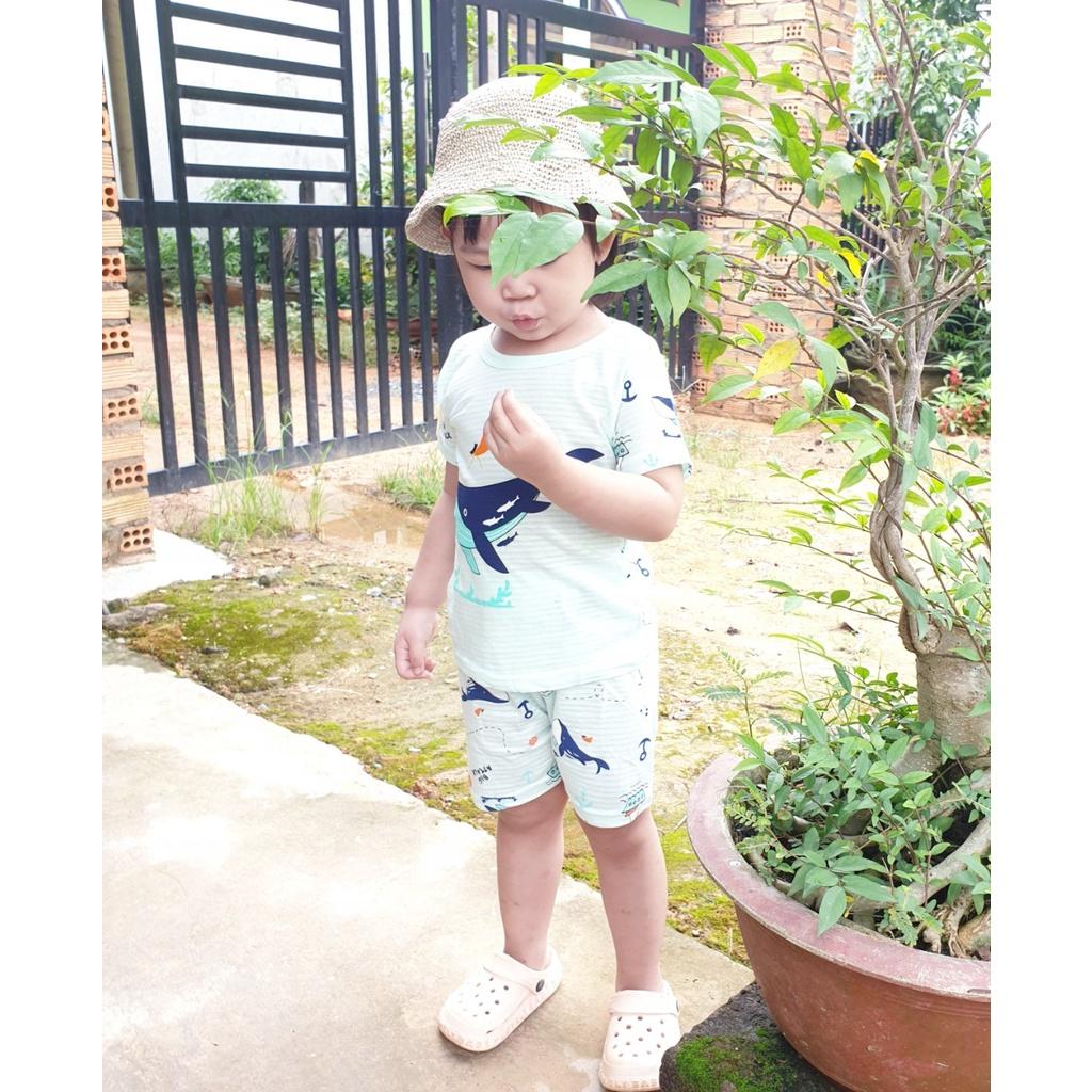 Đồ bộ mặc nhà cho bé 04 - chất liệu mềm nhẹ, màu sắc tươi sáng phù hợp cho bé từ 6 tháng - 3 tuổi
