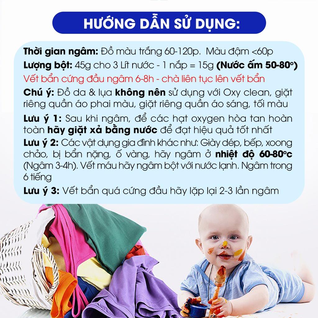 Bột tẩy vết bẩn đa năng Ximo tẩy trắng quần áo