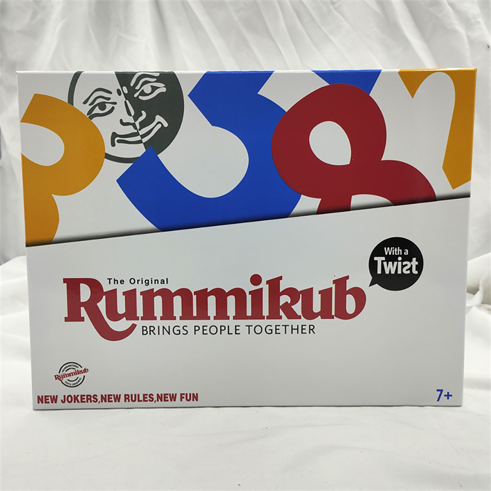Board game Rummikub Bộ trò chơi Rummy Mạt chược Israel với bảng số nhựa