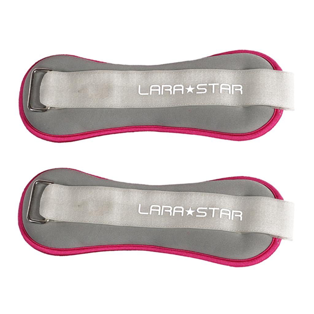 Adjustable Wrist Ankle Weights Pair 1Kg Wrist Arm Leg Running Fitness Exercises