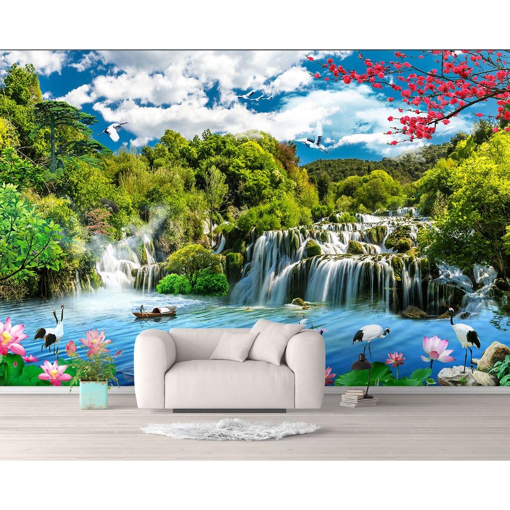 Tranh dán tường sơn thủy hữu tình
