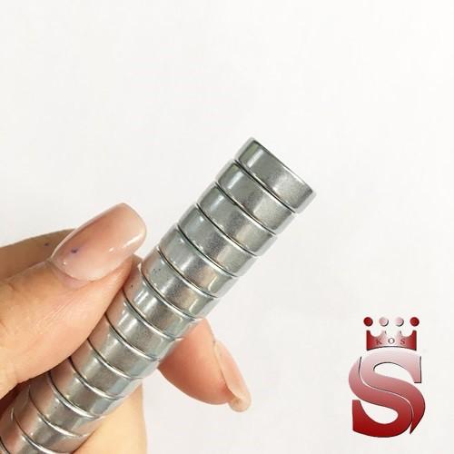 Nam châm trắng kích thước 15x5mm mạ kẽm