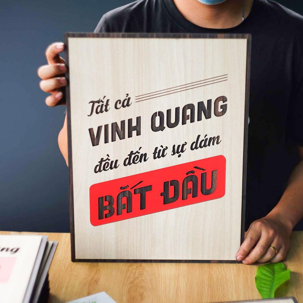 Tranh động lực TBIG111: Tất cả vinh quang đều đến từ sự dám bắt đầu