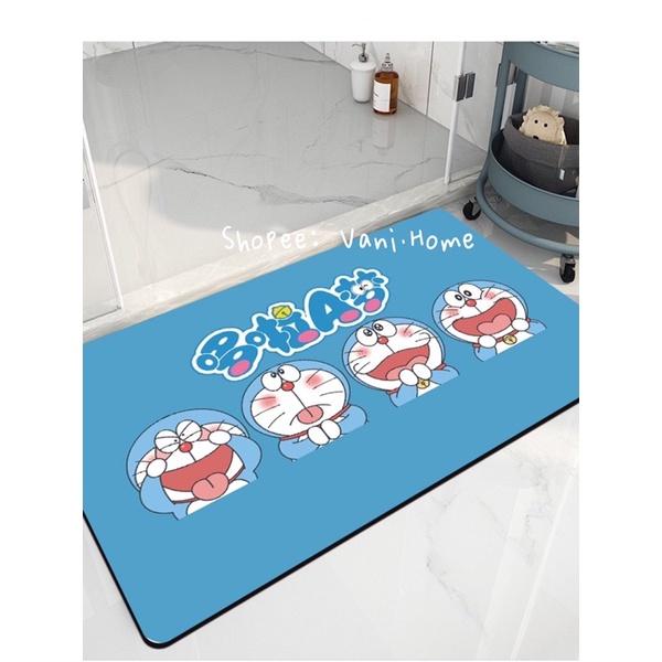 Thảm chùi chân 3D hoạ tiết hoạt hình Doraemon dễ thương- Thảm lau chân nhà tắm, phòng ngủ, phòng khách hình Doremon cute