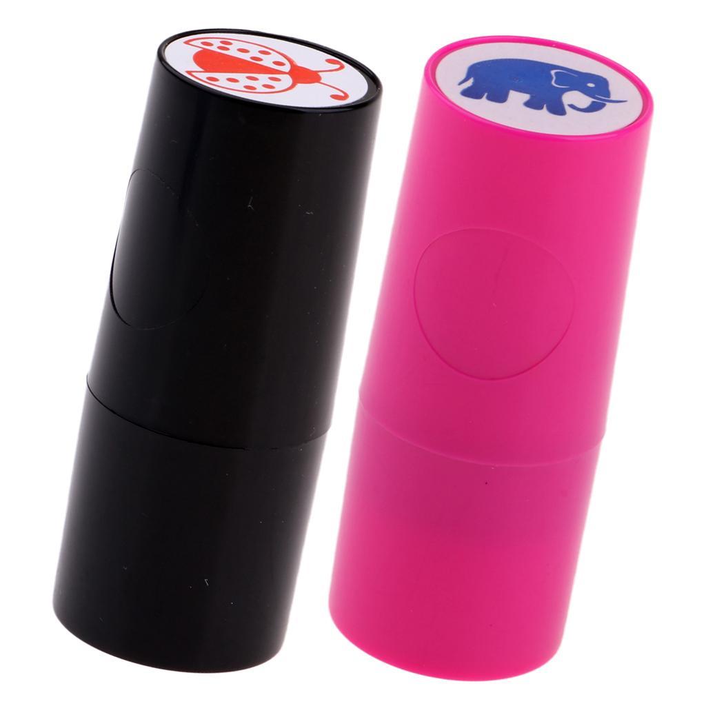 2x Long Lasting Golf Ball Stamper Marker Colorfast Accessories Training Aid