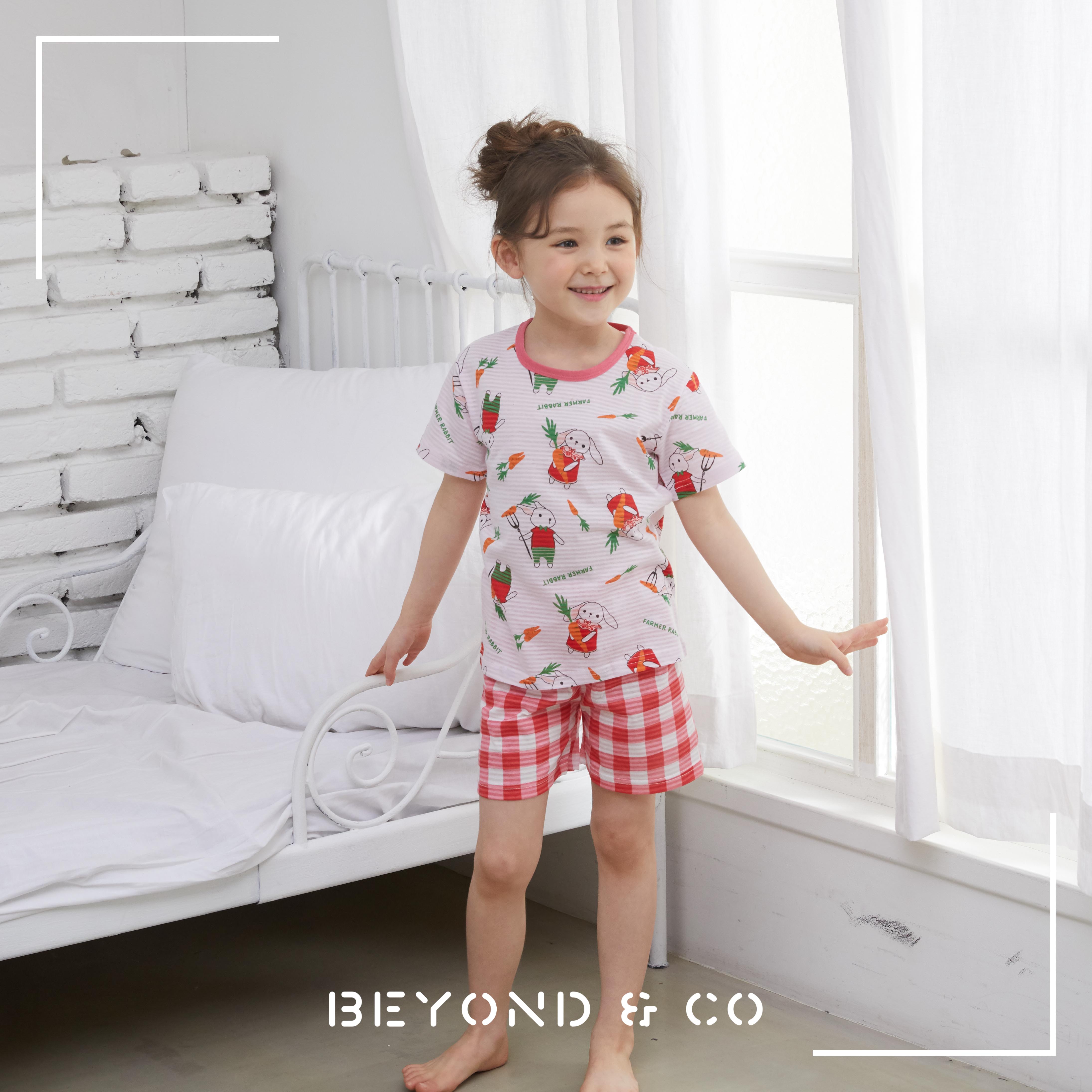 Bộ ngủ cộc tay cho bé  Olomimi Hàn Quốc  Farmer Rabbit  SS20 - 100% cotton