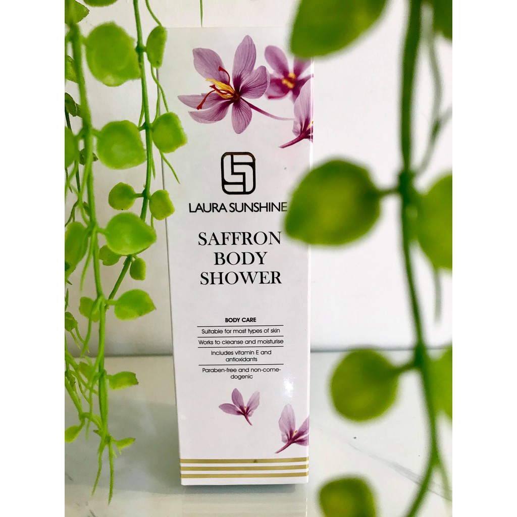 Sữa tắm Nhụy hoa Nghệ tây Saffron Body Shower Laura Sunshine