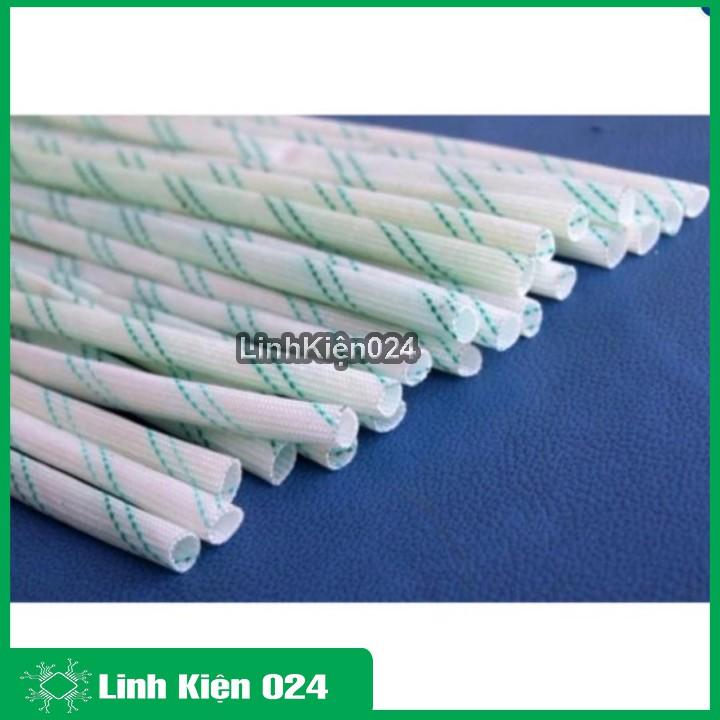 Bộ 5 ống gen cách điện sợi thủy tinh 2,3,4,5,6mm mỗi loại 1m chịu nhiệt cao