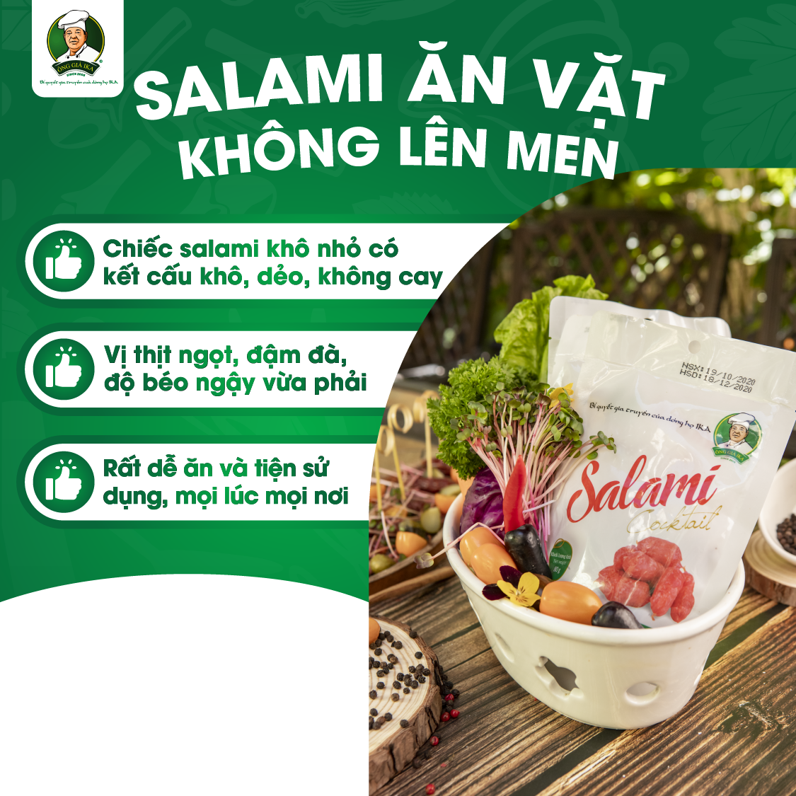 [Chỉ Giao Hà Nội] Salami Cocktail 80g