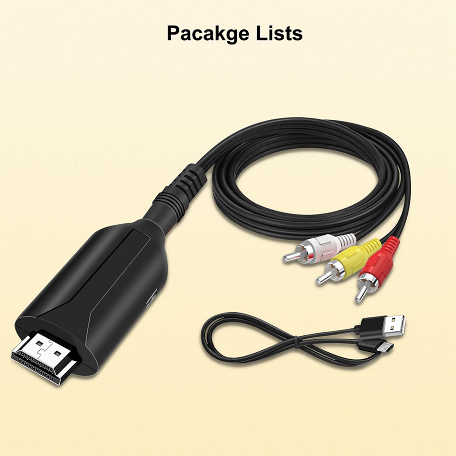 Video Audio Cable Accessory  PaL Ntsc Replaces for  TV