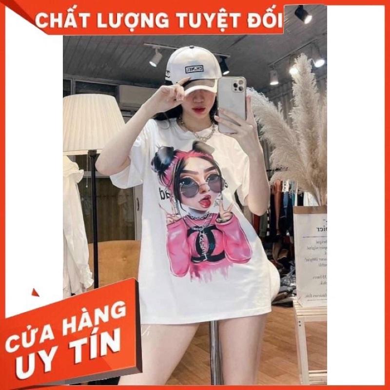 Áo Phông CÔ GÁI Siêu Xinh Chất Cotton Mềm Mịn,Thấm Hút Mồ Hôi.Bao Chất,Bao Đẹp