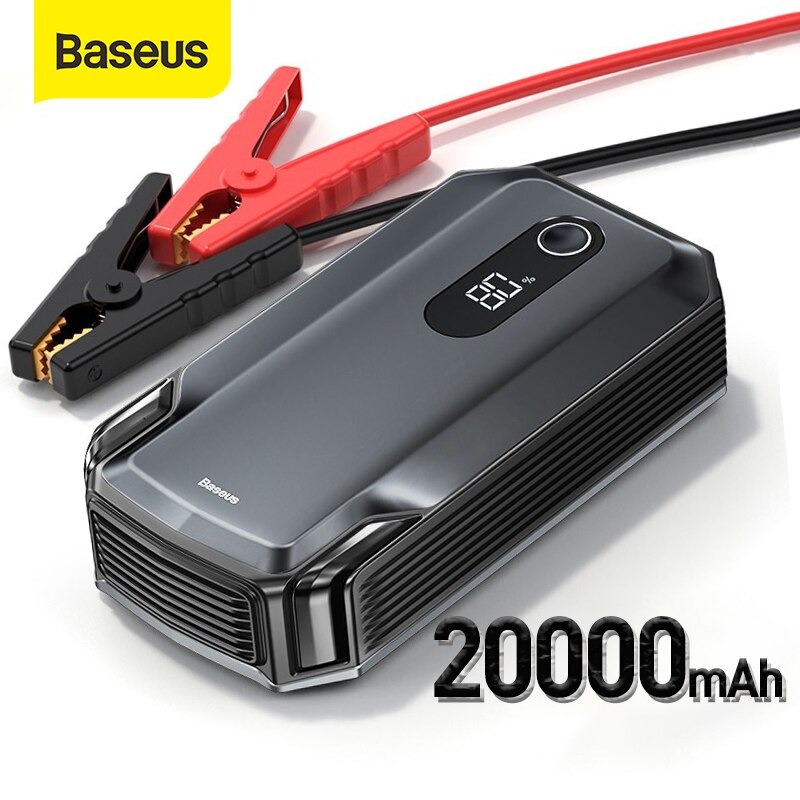 Bộ Cứu Hộ Baseus CRJS04 Kiêm Sạc Dự Phòng Dung Lượng 20000mAh kích lên Dòng Điện Lớn 2000A/ 12V -