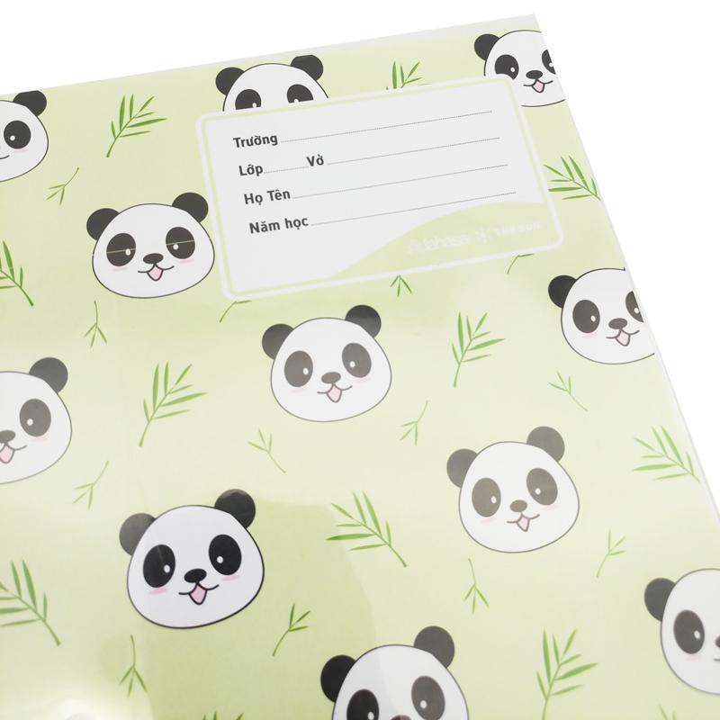 Bao Tập 2 Trong 1 Bìa Kiếng Panda - The Sun 04 (5 Tờ/Xấp)