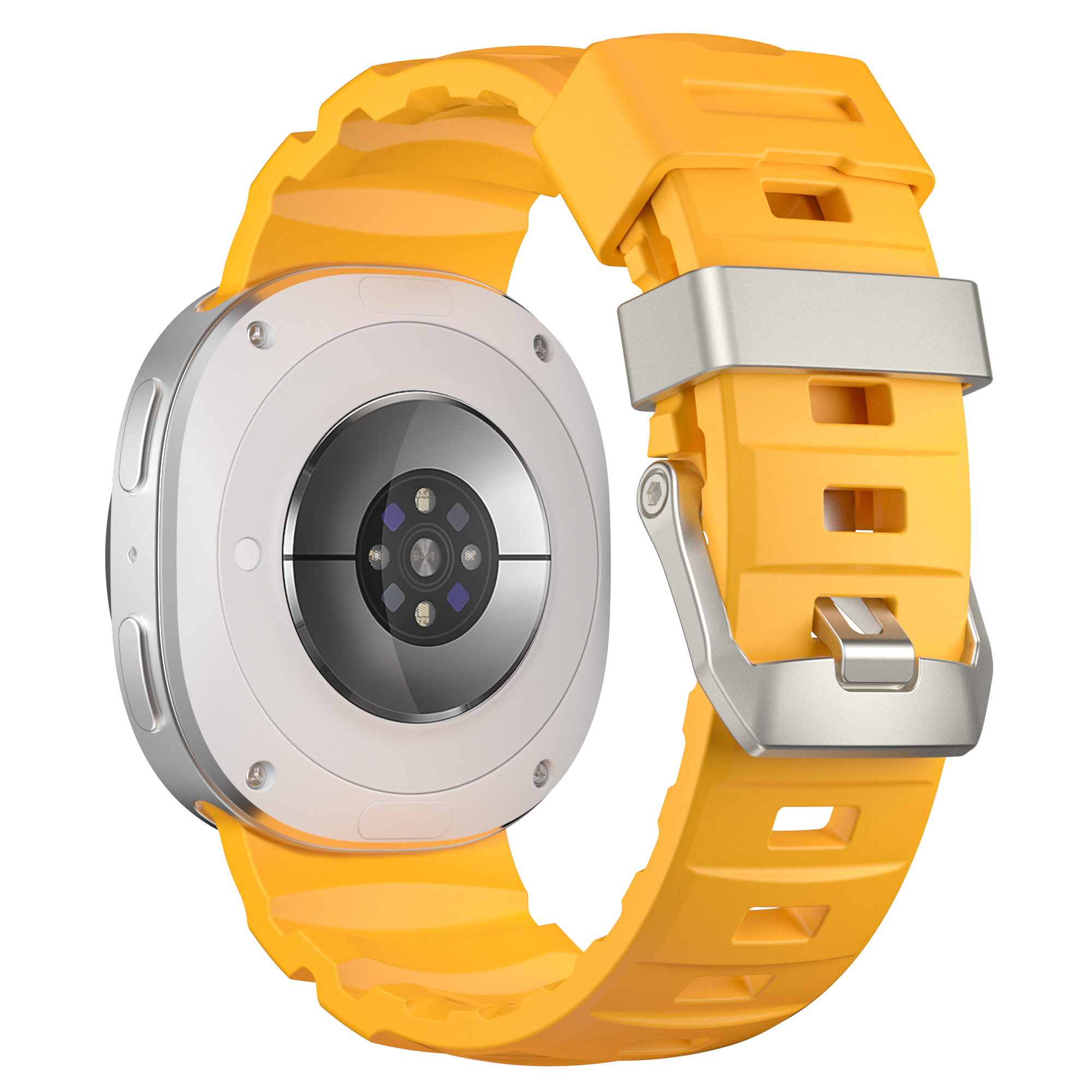 Dây đeo Silicone Tactix cho Samsung Galaxy Watch 8 / Galaxy Watch 8 Classic Size 40mm/44mm/46mm - Hàng Chính Hãng