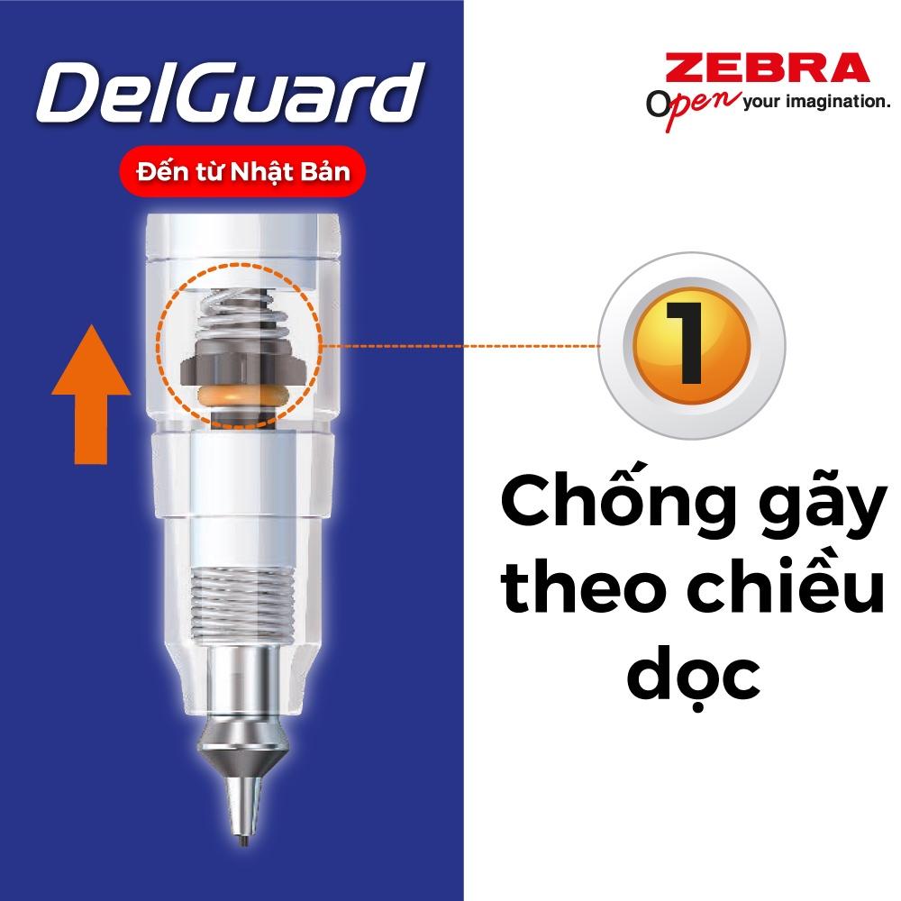 Viết chì bấm không gãy Zebra Delguard ER 0.5mm - [Chính hãng]