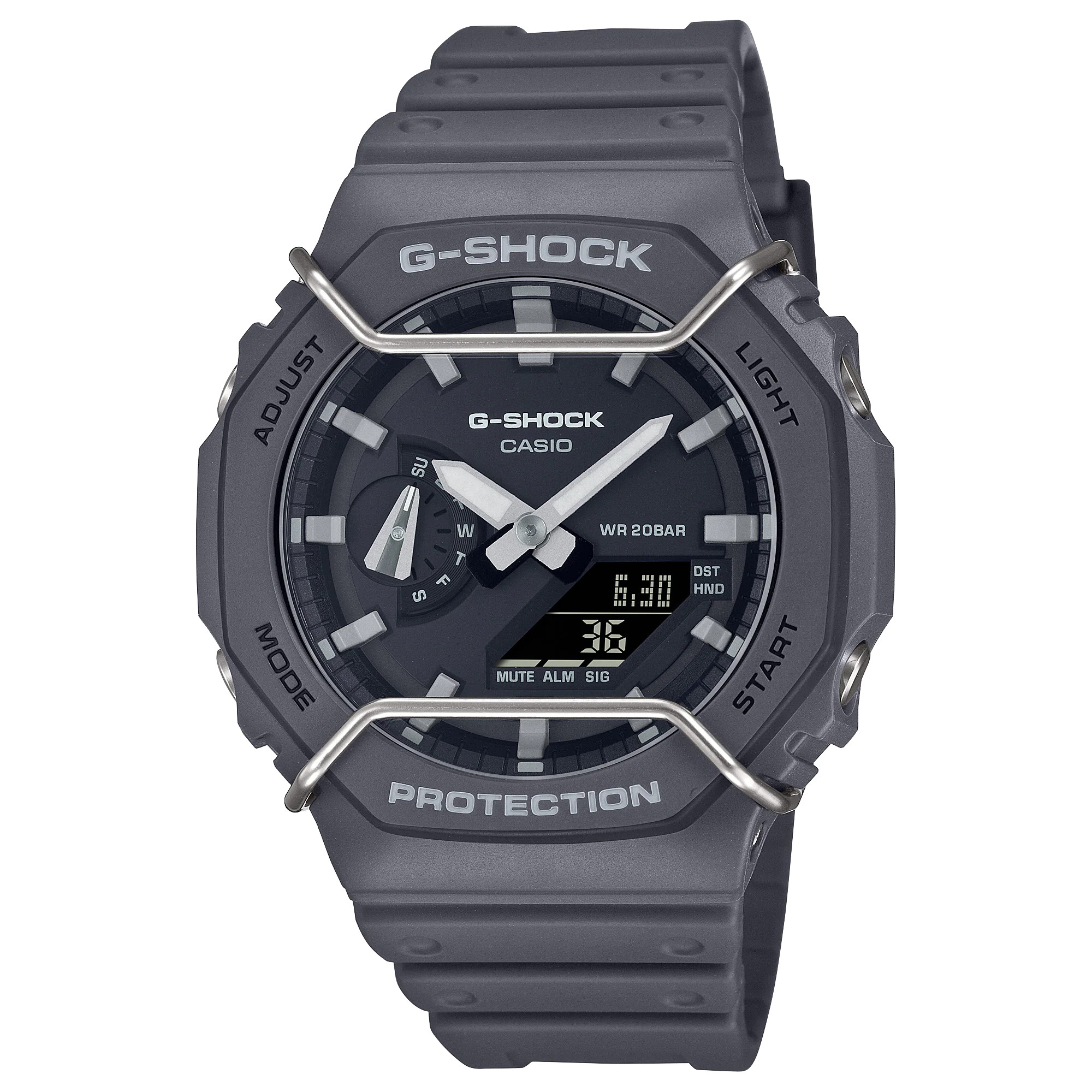 Đồng Hồ Nam Dây Nhựa Casio G-Shock GA-2100PTS-8A Chính Hãng | GA-2100PTS-8ADR Carbon Core