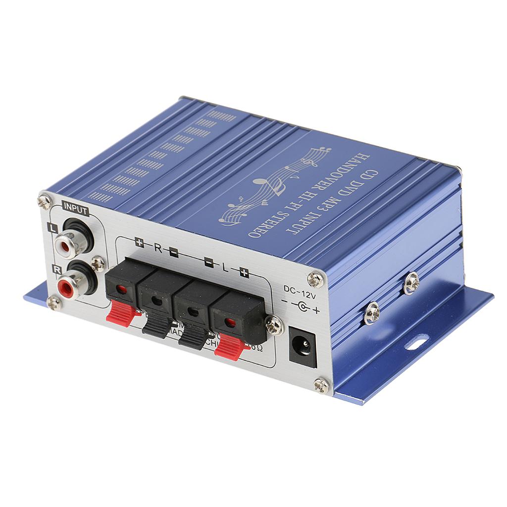 12V Hifi Stereo Âm Thanh Loa Máy Tính MP3 Đầu Vào Xe Nhà