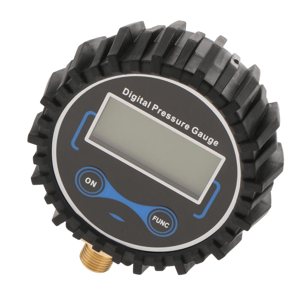3pcs Digital Tire Pressure Gauge Air Compressors Tool Accessories 200 PSI