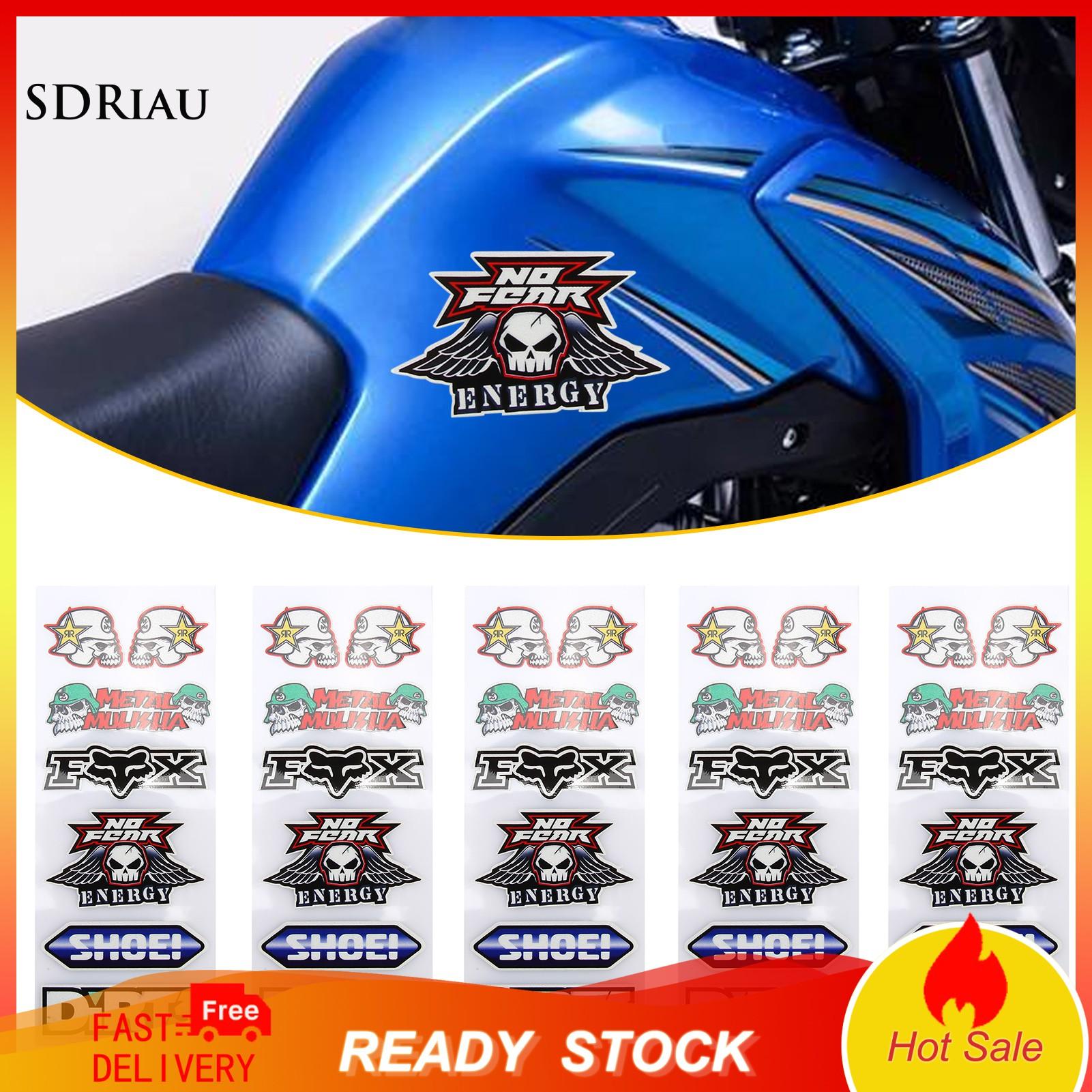 Miếng Dán Trang Trí Xe Hơi / Xe Máy Nhiều Màu Sắc Độc Đáo