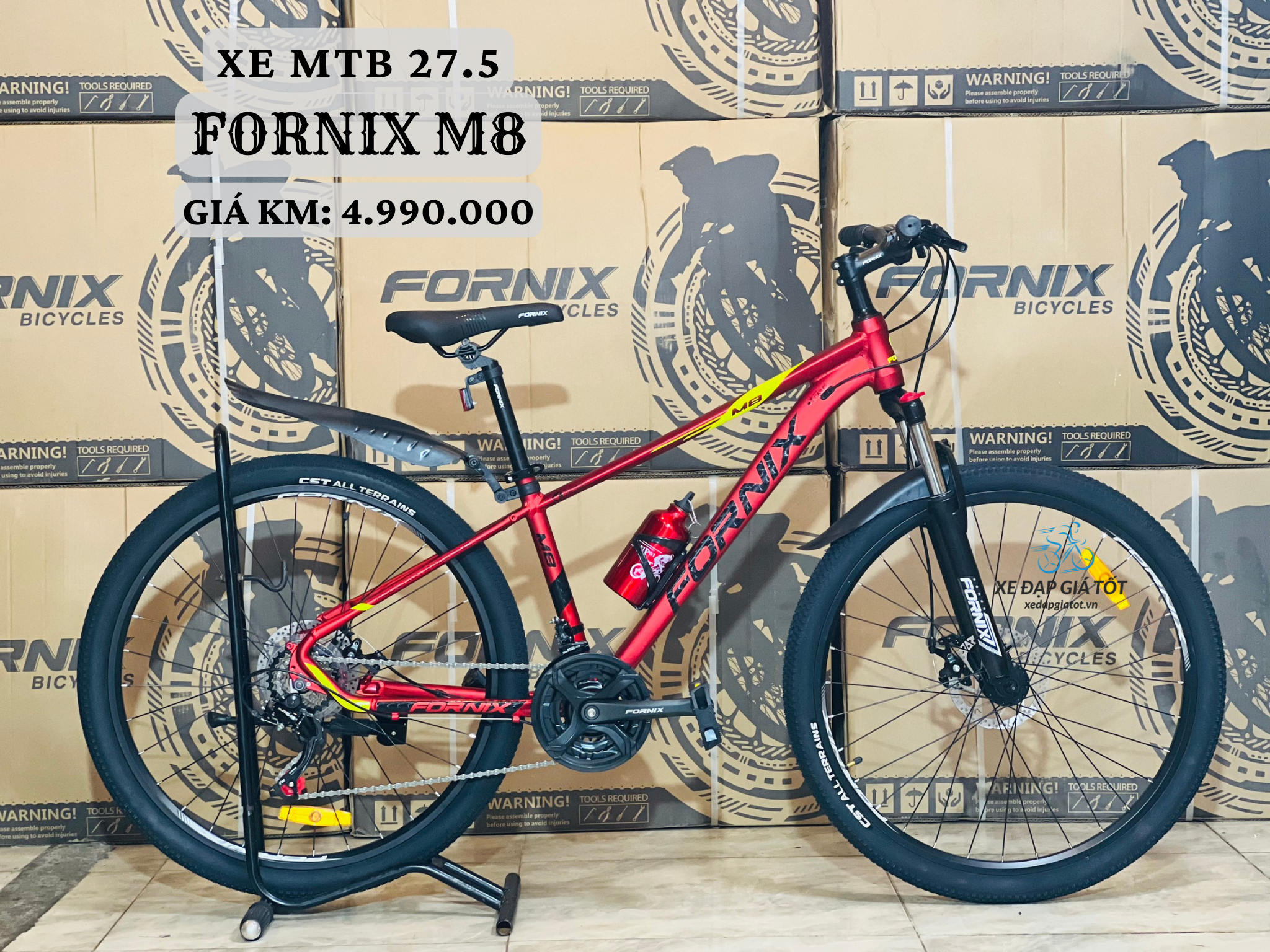 XE ĐẠP MTB FORNIX M8 27.5 INCH