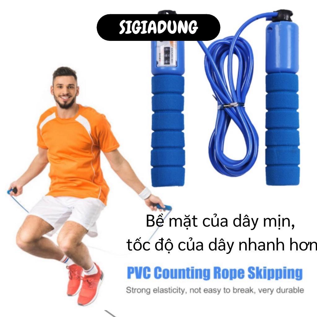 Dây Nhảy Thể Lực - Dây Nhảy Thể Thao Thông Minh Tự Động Đếm Số, Tay Cầm Chống Trượt 3195