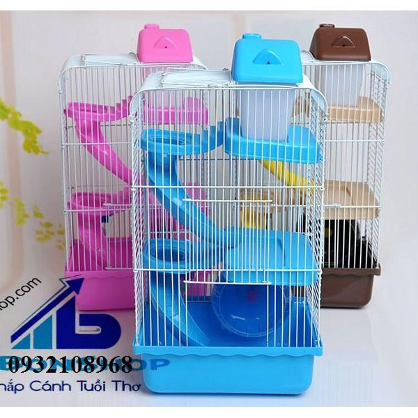 LỒNG Hamster – HOÀNG TỬ 3 TẦNG SIZE LỚN