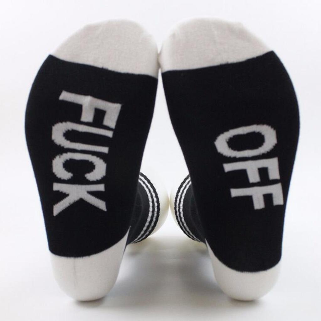 Unisex F** Crew Socks Causal Winter Warm Tube Socks