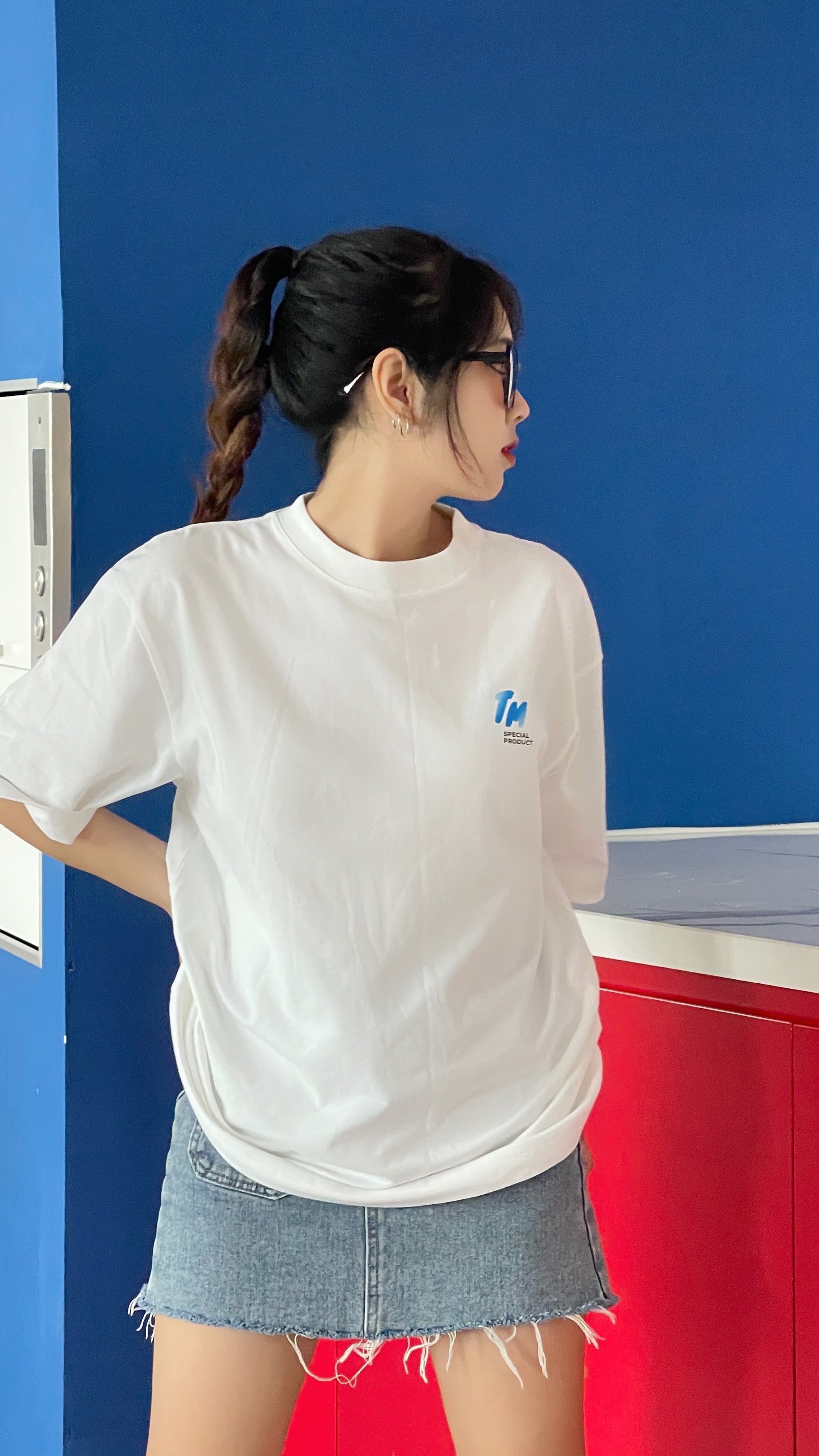 Áo Thun Local Brand Form Rộng Unisex NO3 Fox love / White- vải 100% Cotton Premium thoáng mát không bai xù, co giãn 2 chiều, định lượng lên đến 260gsm