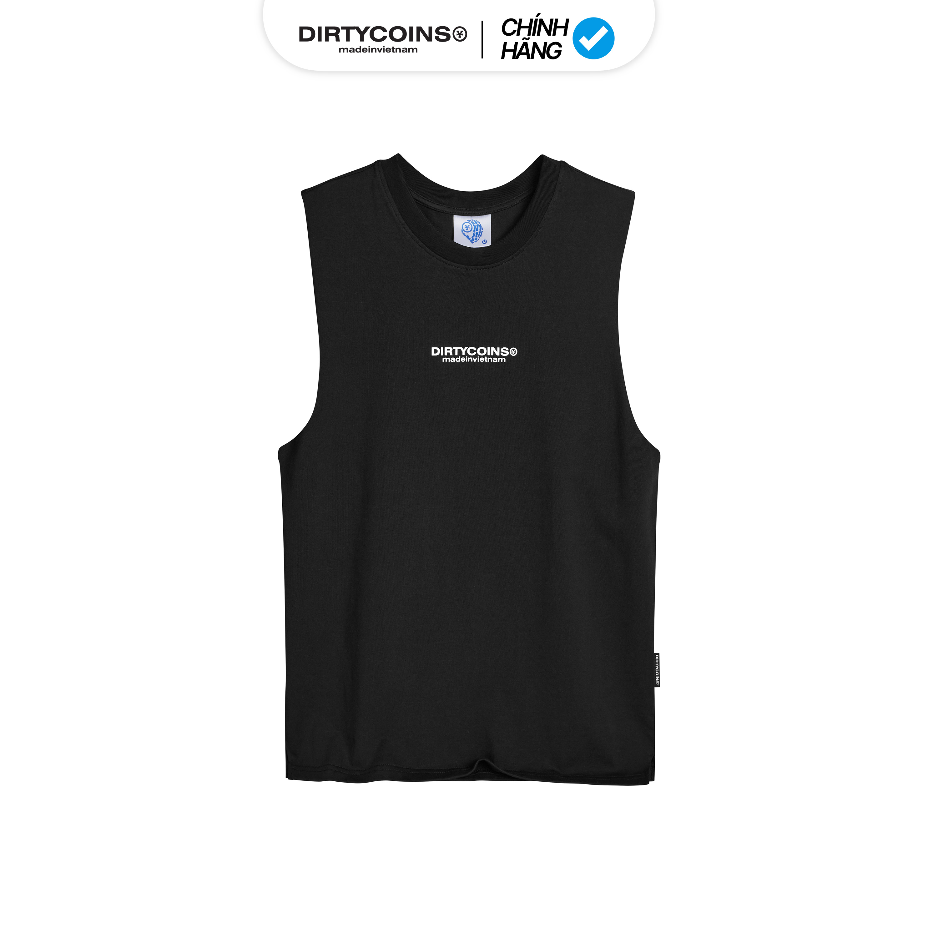 Áo Thun Logo Relaxed Tank Top - Black