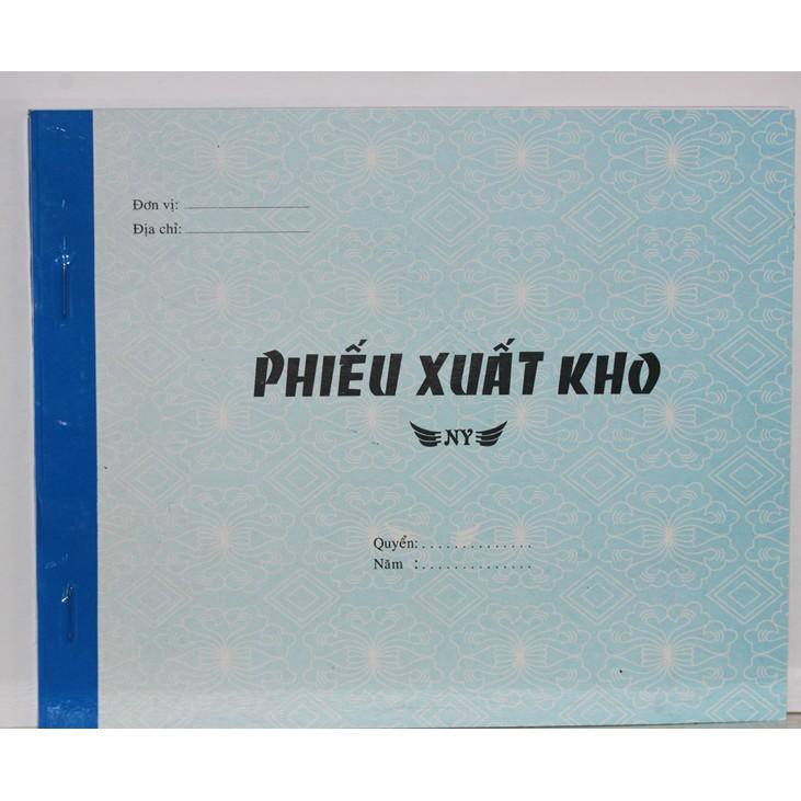 Phiếu xuất kho 2 Liên 16X20 NY 50 BỘ = 100 TỜ
