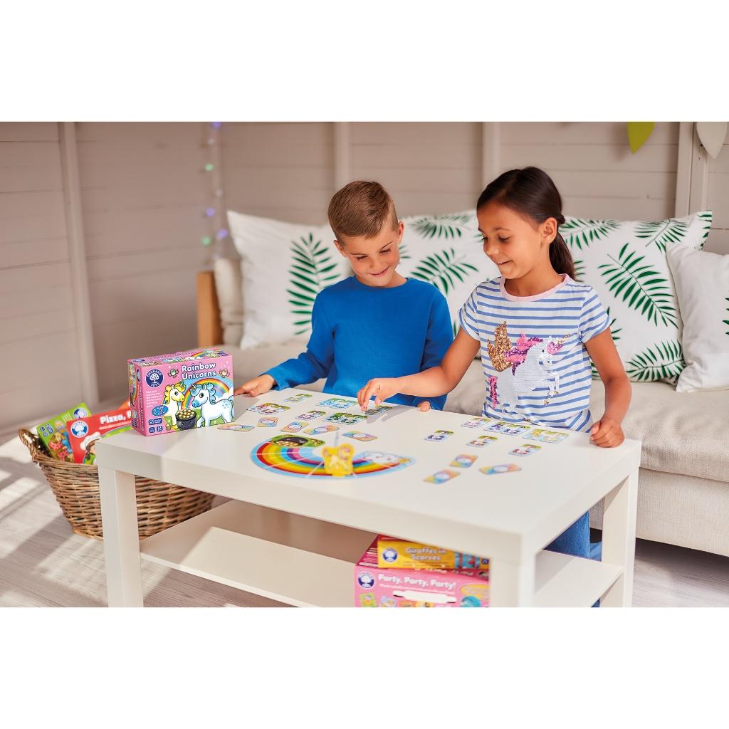 Trò chơi trí tuệ Rainbow Unicorns - Orchard Toys giúp trẻ nhận biết màu sắc, khả năng ghi nhớ