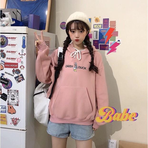 ÁO HOODIE NAM NỮ DAISY DUCK CÁ TÍNH, ĐÁNG YÊU
