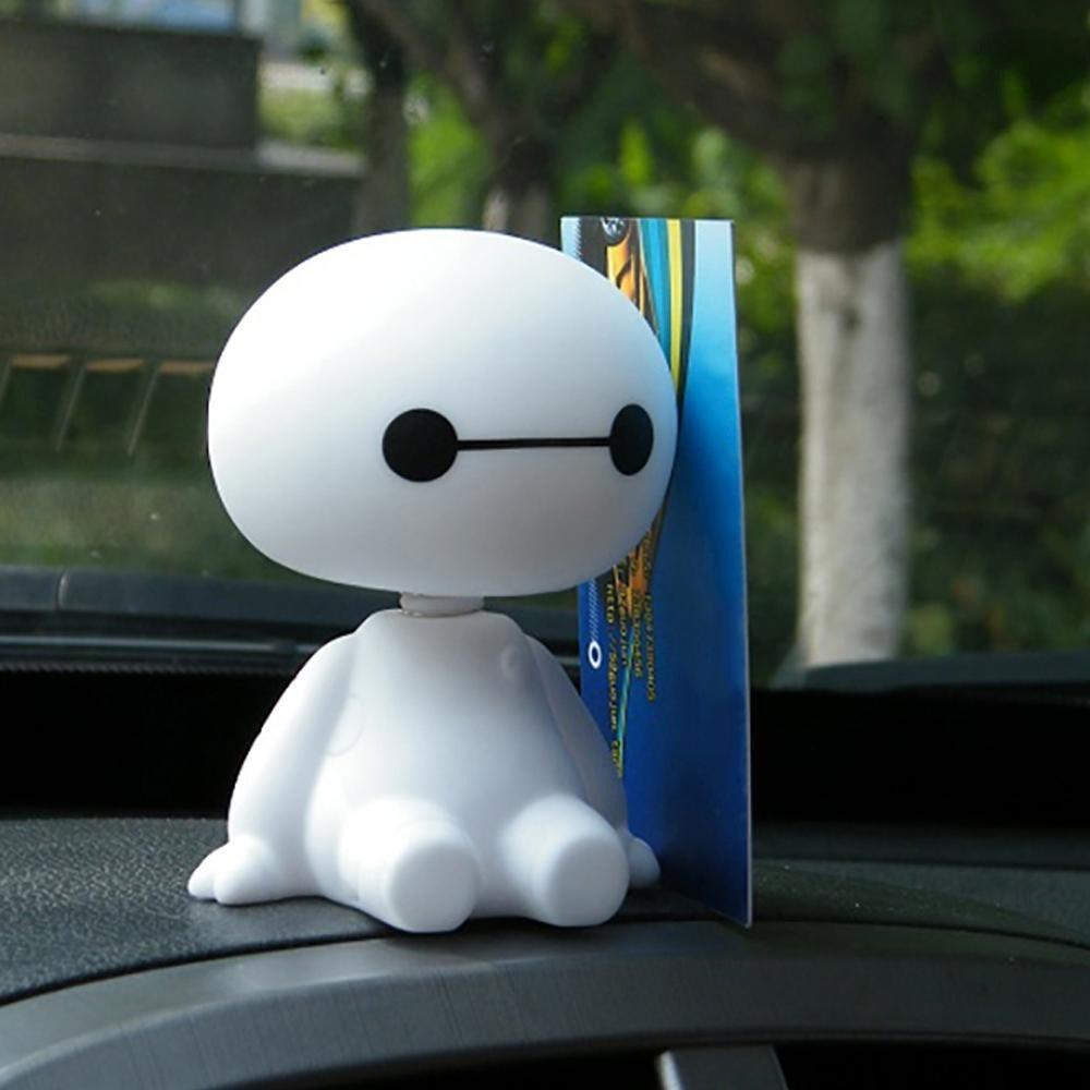 Mô Hình Nhân Vật Baymax Lắc Đầu Bằng Nhựa Dễ Thương Trang Trí Nội Thất Xe Hơi