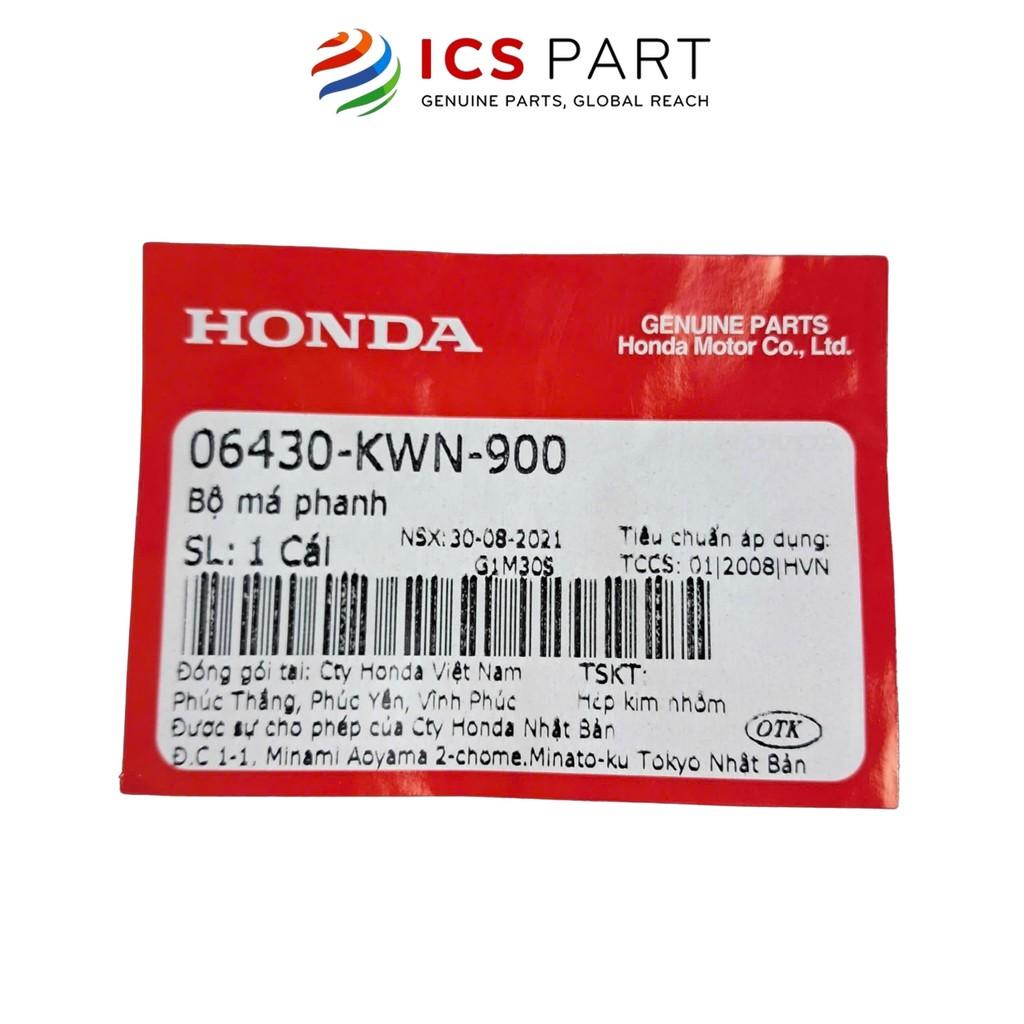 Bộ Má Phanh HONDA Air Blade 125 2022, Air Blade 160 2022 (06430KWN900)