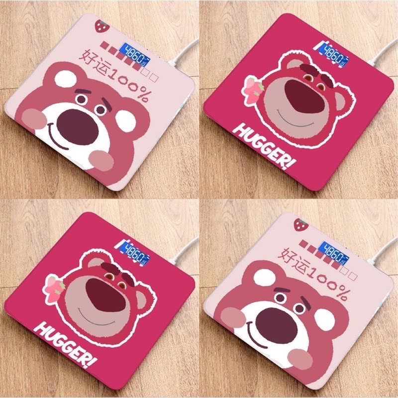 Cân Điện Tử Gấu Dâu Lotso