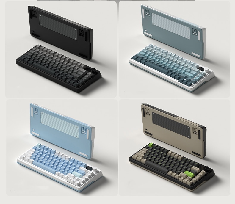 Bàn phím cơ FL-Esports CMK75SAM Lake Placid Blue/Desert Grey