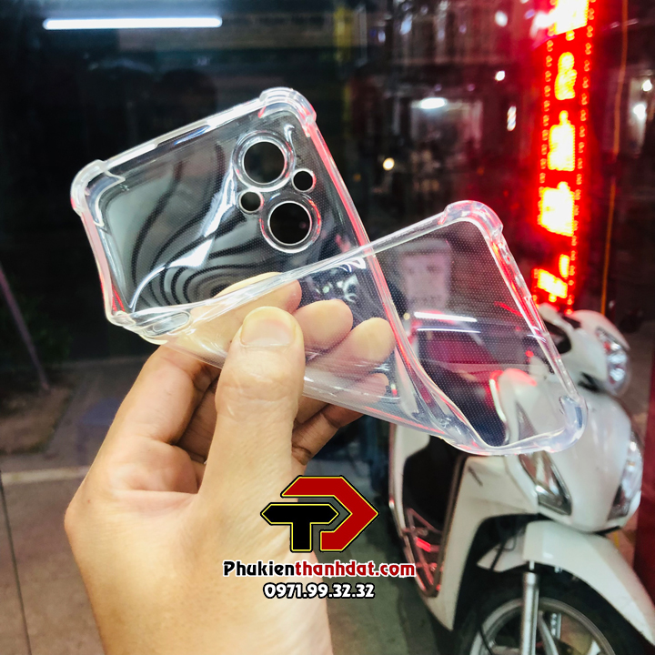 Ốp lưng dành cho OPPO Reno7 5G, Reno7 Z 5G, OPPO A96 5G trong suốt chống sốc bảo vệ camera sau