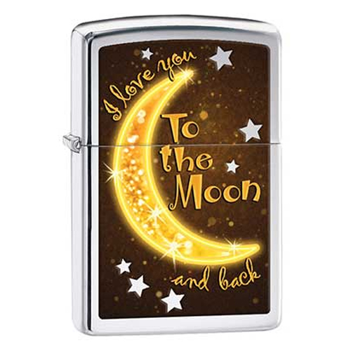 Bật Lửa Zippo 29059 - Golden Moon Polished Chrome