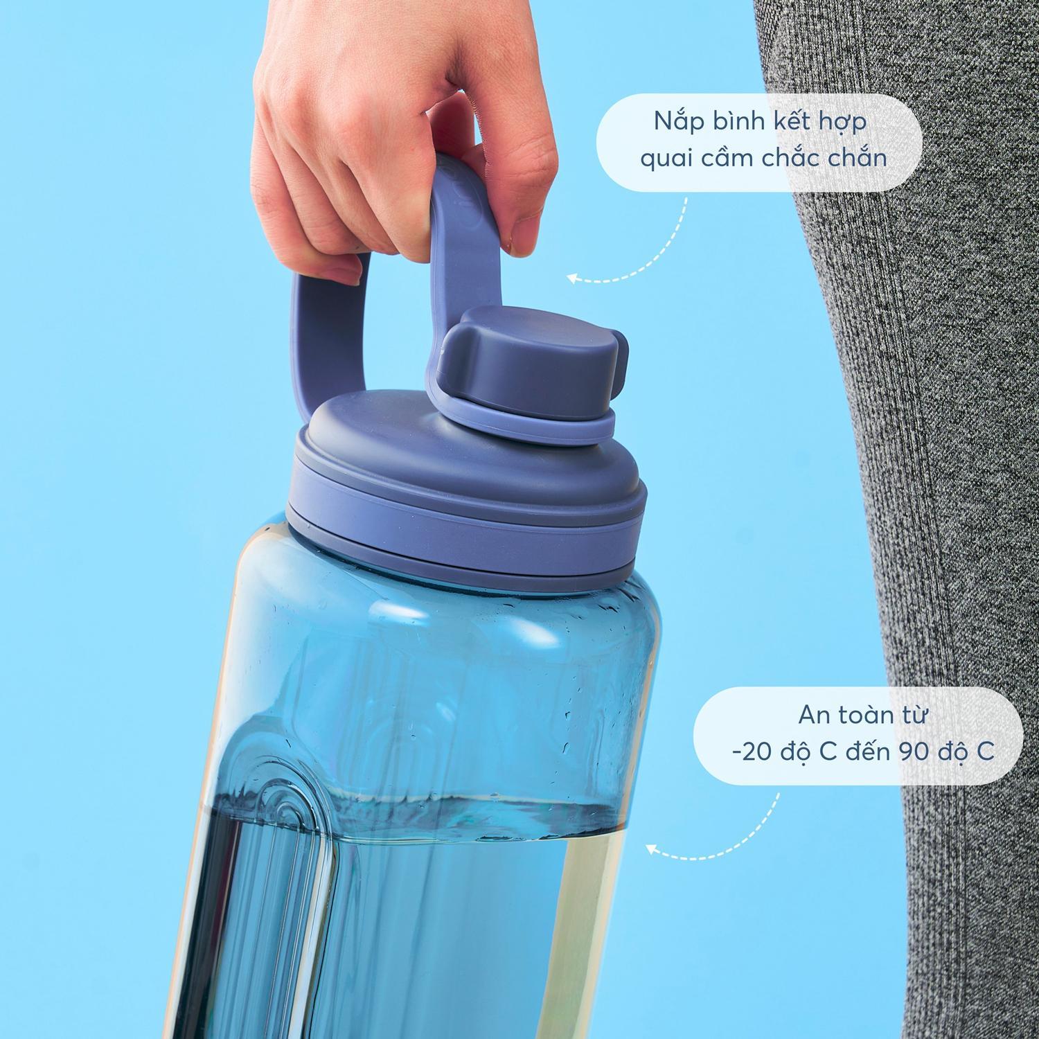 Bình Nước Kita Sport 2L - Inochi HIN.BKSP.2000 - Màu Tím