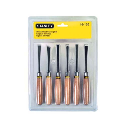 Đục gỗ bộ 6 chi tiết 1/4" Stanley STHT16120-8