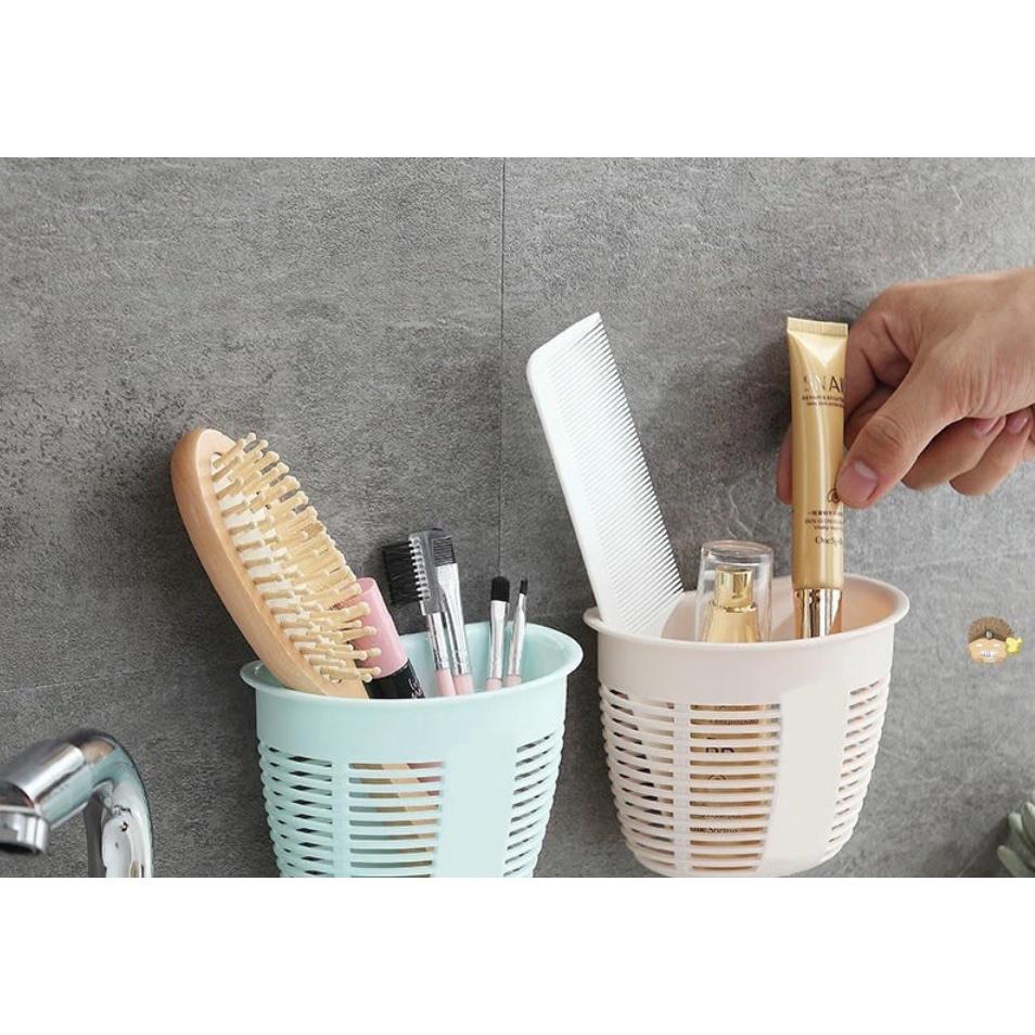 Giỏ treo đồ mini dán tường