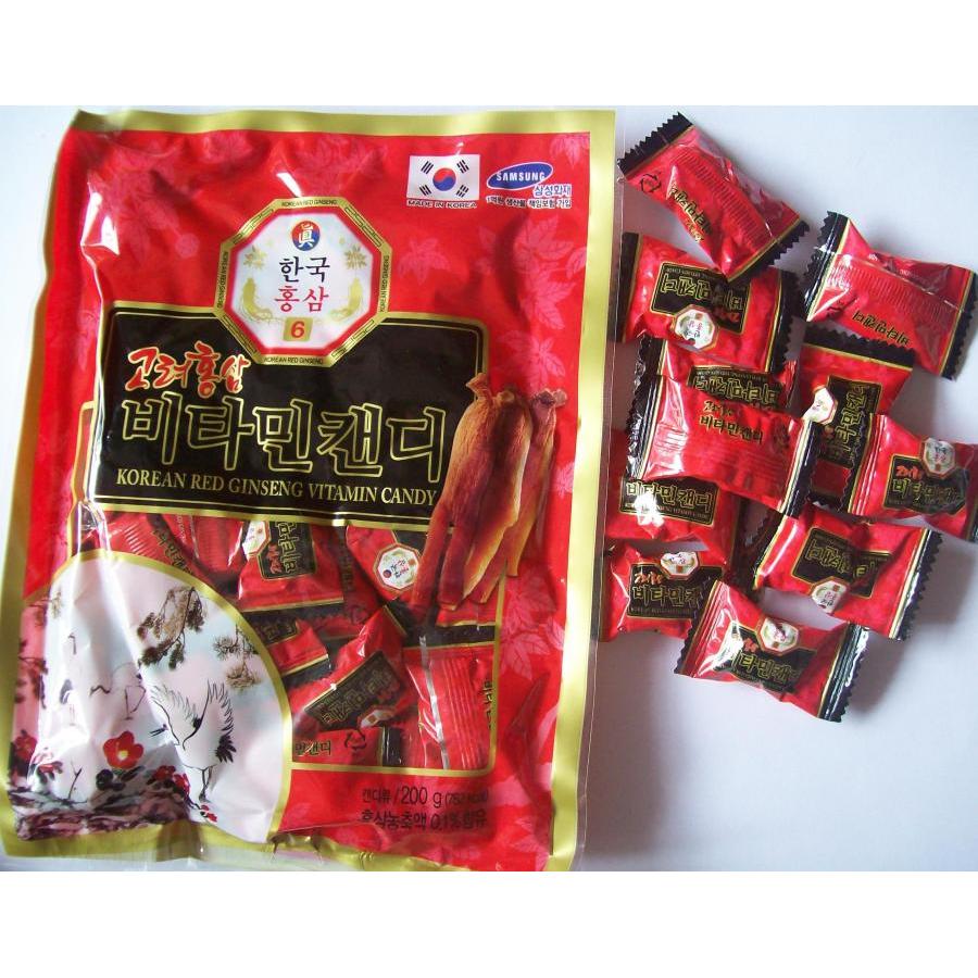 Kẹo hồng sâm Hàn Quốc 2 gói 200g-PP Korea Ginseng