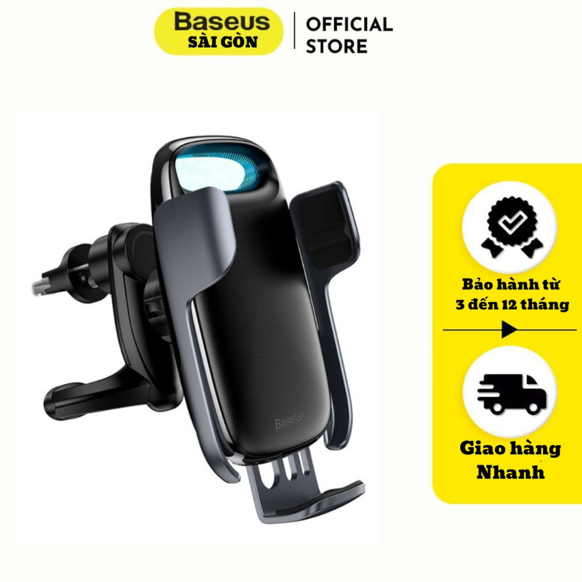 Giá đỡ điện thoại ô tô Baseus Milky Way Electric Bracker wireless Charger 15w - Hàng chính hãng