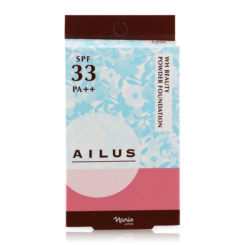 Phấn nền sáng da Naris Ailus WH Beauty Powder Foundation
