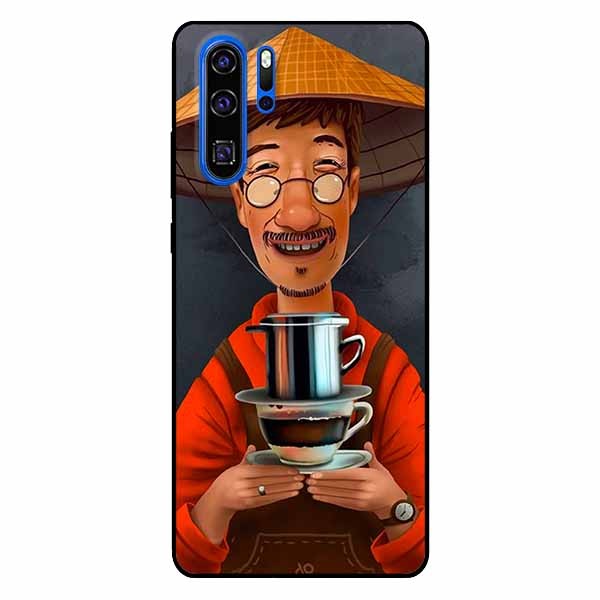 Ốp lưng in cho Huawei P30 Pro Cà Phê Phin
