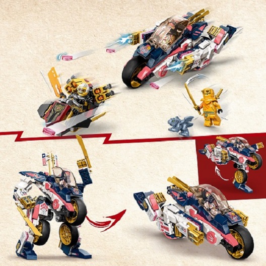 LEGO NINJAGO 71792 -  Xe đua biến đổi chiến giáp của Sora